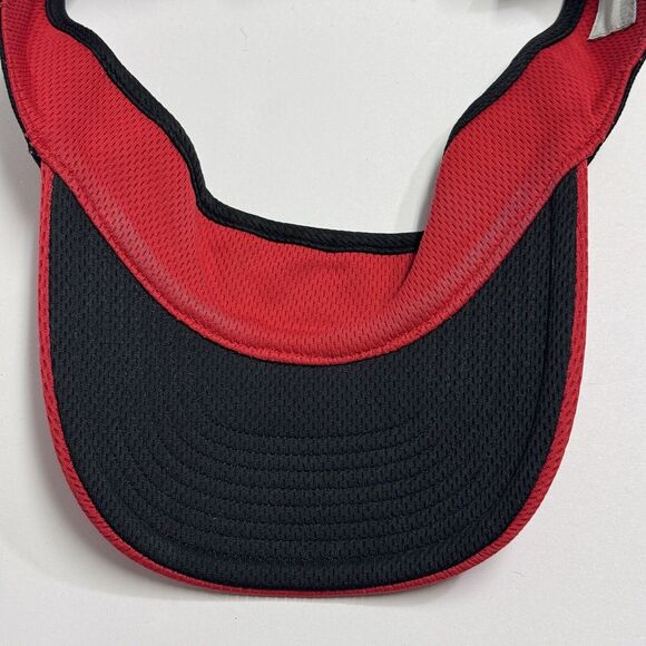 VTG Nike Golf Red Embroidered Snapback Hat Sports Cap Visor Swoosh Logo Strapped - Picture 4 of 4